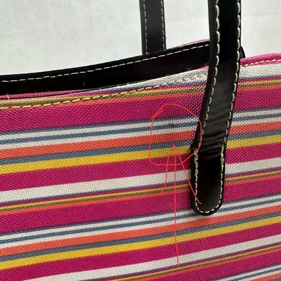 Kate Spade Vintage Y2K Striped Small Purse Read - Picture 8 of 13